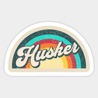 Huskers Vintage Sticker